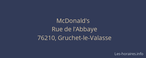 McDonald's