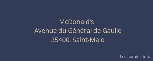 McDonald's