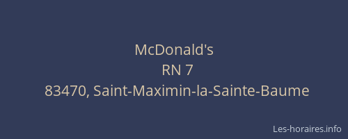 McDonald's