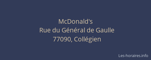 McDonald's