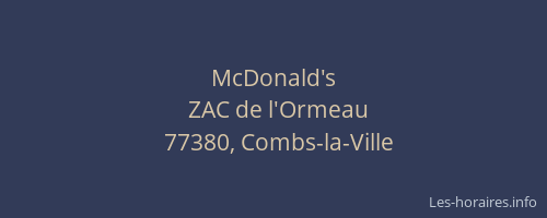 McDonald's