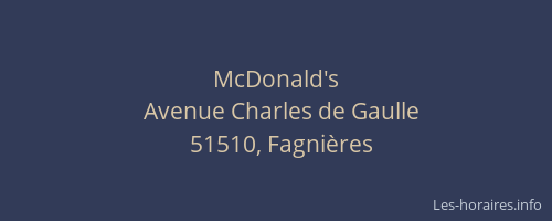 McDonald's