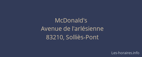 McDonald's