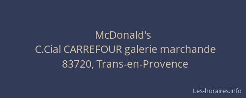 McDonald's