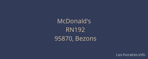 McDonald's