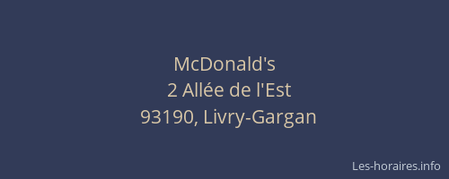McDonald's