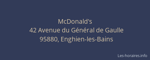 McDonald's