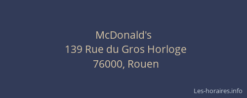 McDonald's