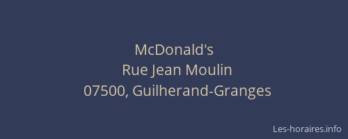 McDonald's