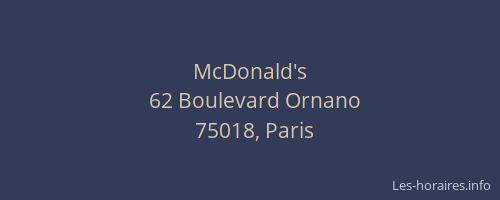McDonald's