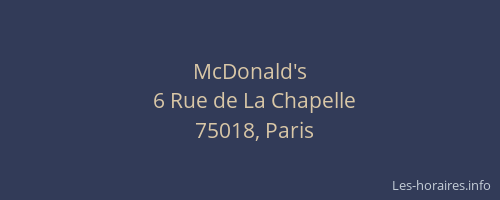 McDonald's