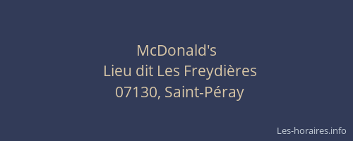 McDonald's