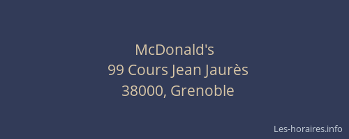 McDonald's