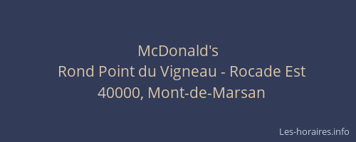 McDonald's