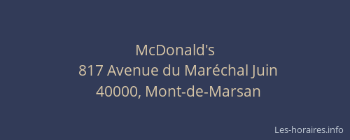 McDonald's
