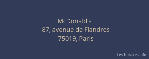 McDonald's