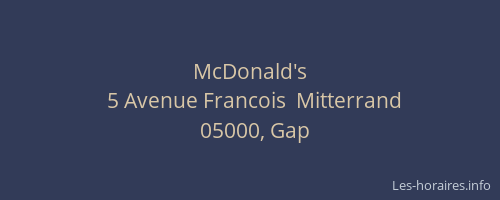 McDonald's