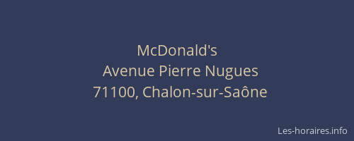 McDonald's