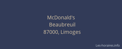 McDonald's