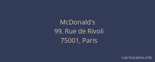 McDonald's