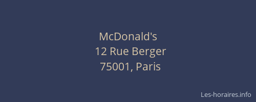 McDonald's