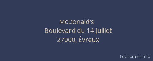 McDonald's