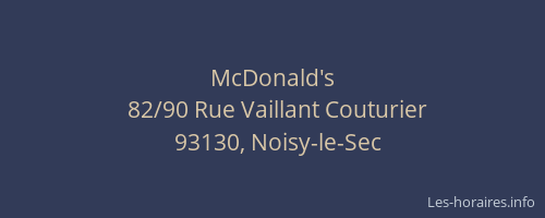 McDonald's