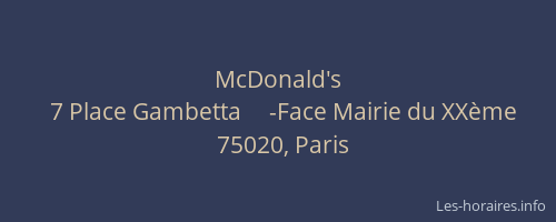 McDonald's