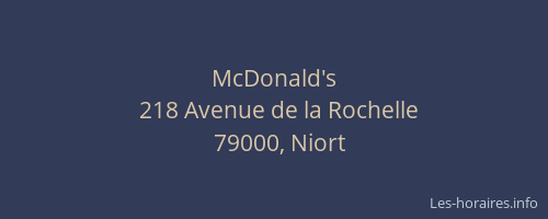 McDonald's