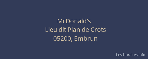 McDonald's