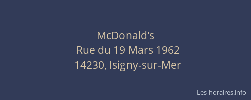 McDonald's
