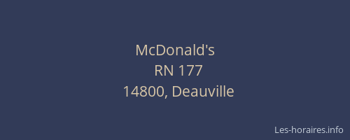 McDonald's