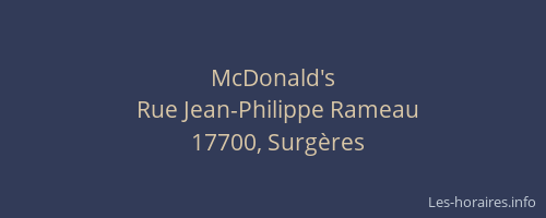 McDonald's