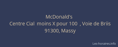 McDonald's