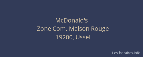 McDonald's
