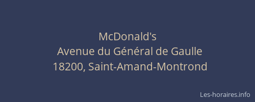 McDonald's