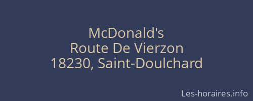 McDonald's
