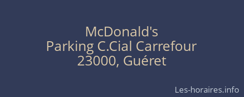 McDonald's