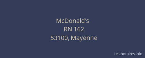 McDonald's