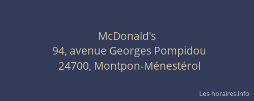 McDonald's