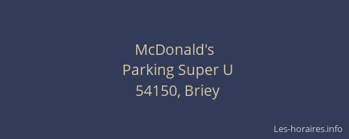 McDonald's