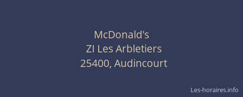 McDonald's