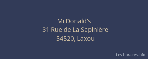 McDonald's