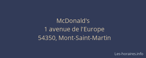 McDonald's