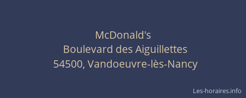 McDonald's