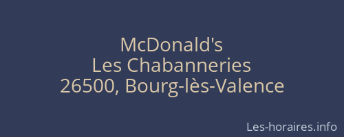 McDonald's