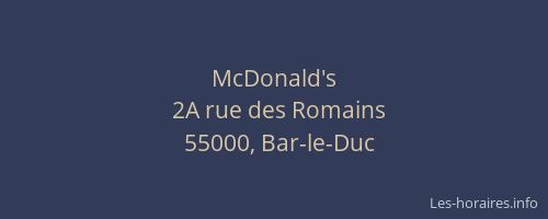 McDonald's