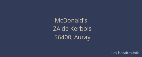 McDonald's