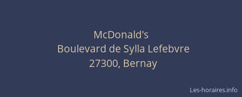 McDonald's