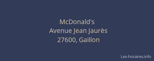 McDonald's